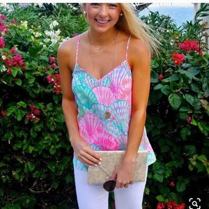 Oh Shello Silk Tank Lilly Pulitzer